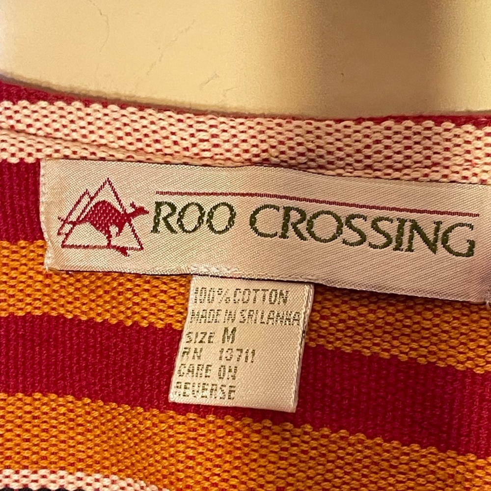 Southwestern Striped Vest - Red, Orange, and White - Picture 3 of 6
